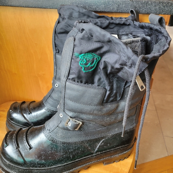 Arctic Cat Vintage Snowmobile Felt Lined Boots Size 10 Men's - Picture 4 of 9